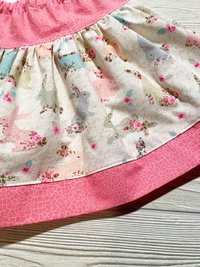 Happy Easter Bunny Skirt Set Holiday Special Occasion Size 2t