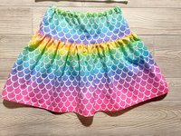 Mermaid Birthday Girl Skirt Set size 7/8