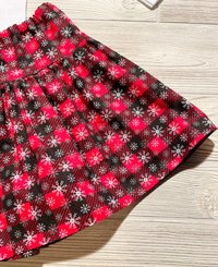 Christmas,  Believe, Ornament,  Skirt Set, Holiday Skirt Set,  Christmas Skirt, Buffalo Plaid Size 4