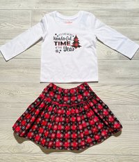 Christmas Skirt Set Holiday Special Occasion