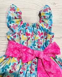 Butterfly Dress, Birthday Dress, Birthday Girl, Summer Dress