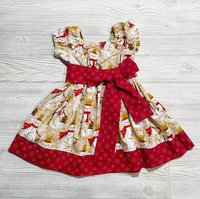 Christmas Dress, Snowman Dress, Fancy Dress, Party Dress, Holiday Dress, Size 2