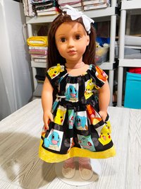 Matching Doll Dress, 18 inch doll dress