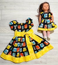 Matching Doll Dress, 18 inch doll dress
