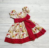 Christmas Dress, Snowman Dress, Fancy Dress, Party Dress, Holiday Dress, Size 2