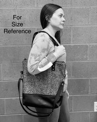 Large Tote Bag, Tote Bag with Pockets, Convertible Tote Bag, Large Purse