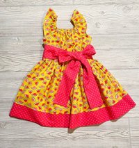 Watermelon Dress, Birthday Dress, Birthday Girl, Summer Dress