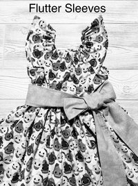 Peasant Style Dress made with Pokémon fabric, Birthday party dress