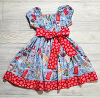 Christmas Houses,  Christmas Dress, Gingerbread House, Christmas Cookies, Size 6