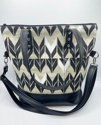Large Tote Bag, Tote Bag with Pockets, Convertible Tote Bag, Large Purse