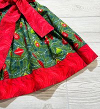 Christmas Dress, Christmas Ornaments Dress, Fancy Dress, Party Dress, Holiday Dress, Size 5