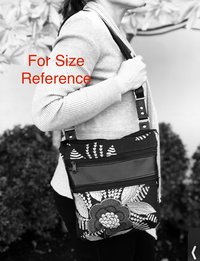 Triple Zip Crossbody Bag, Crossbody Purse, Christmas gift for her