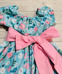 Size 2 Peasant Style Dress, Floral Dress, Spring Dress, Summer Dress, Sundress