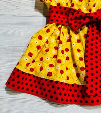 Size 18-24m Peasant Style Dress, Floral Dress, Spring Dress, Summer Dress, Sundress