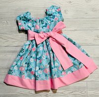 Size 2 Peasant Style Dress, Floral Dress, Spring Dress, Summer Dress, Sundress