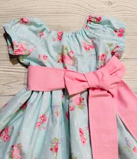 Size 4 Peasant Style Dress, Floral Dress, Spring Dress, Summer Dress, Sundress