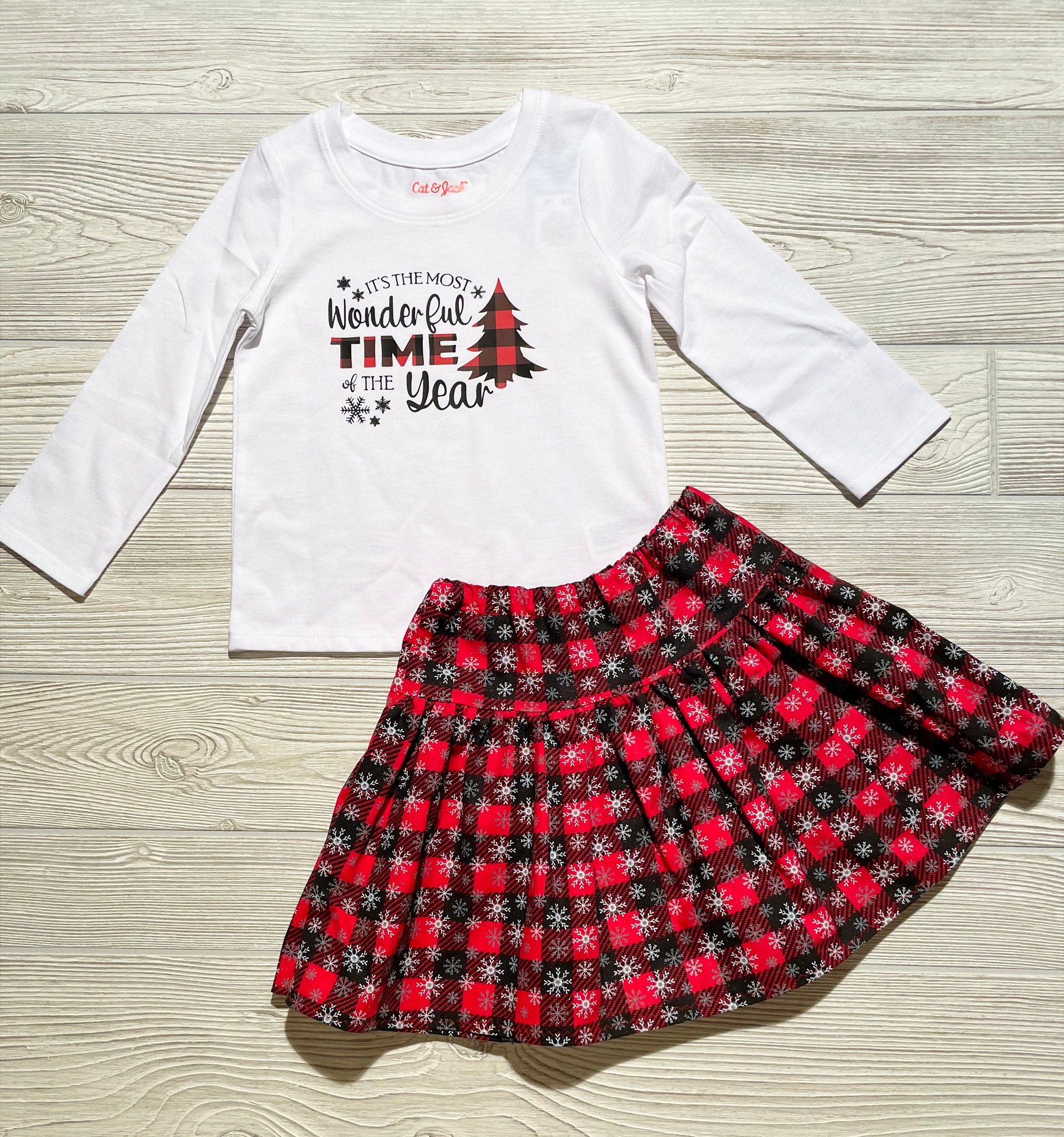Christmas Skirt Set Holiday Special Occasion