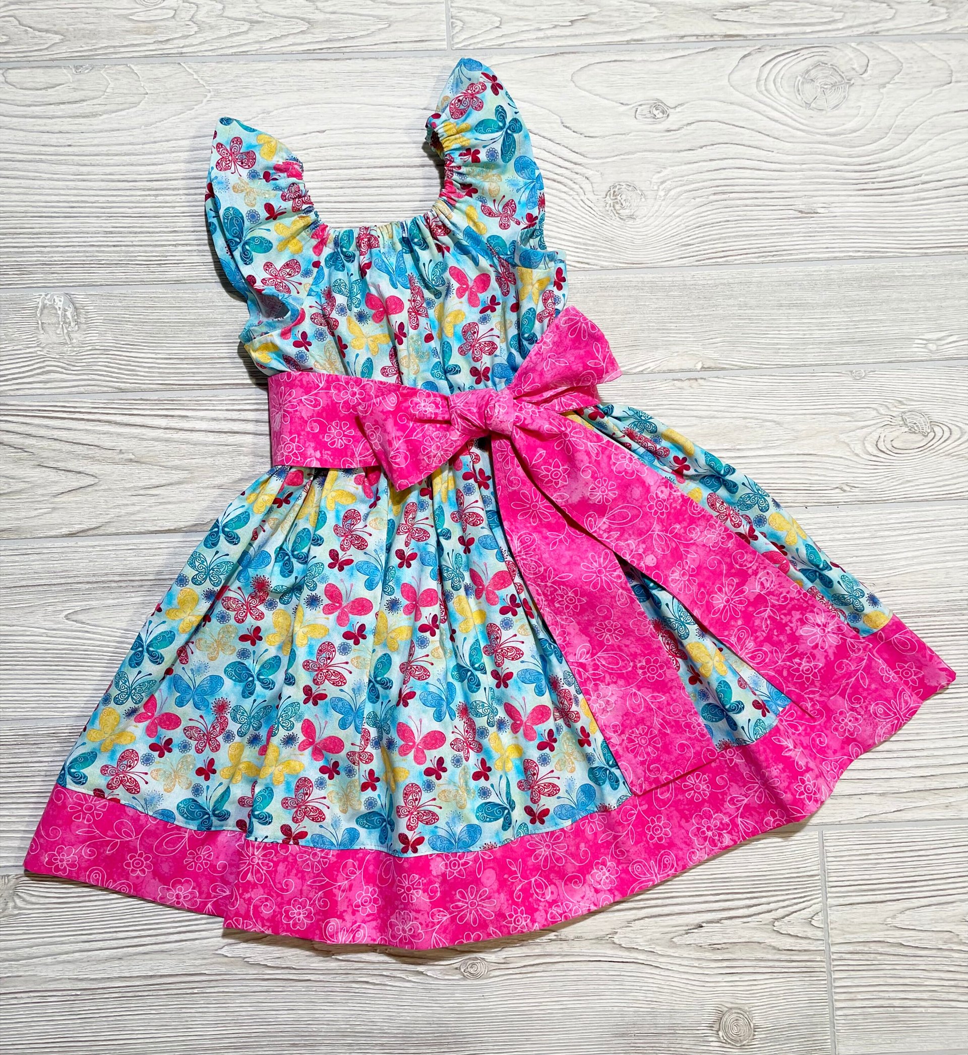 Butterfly Dress, Birthday Dress, Birthday Girl, Summer Dress