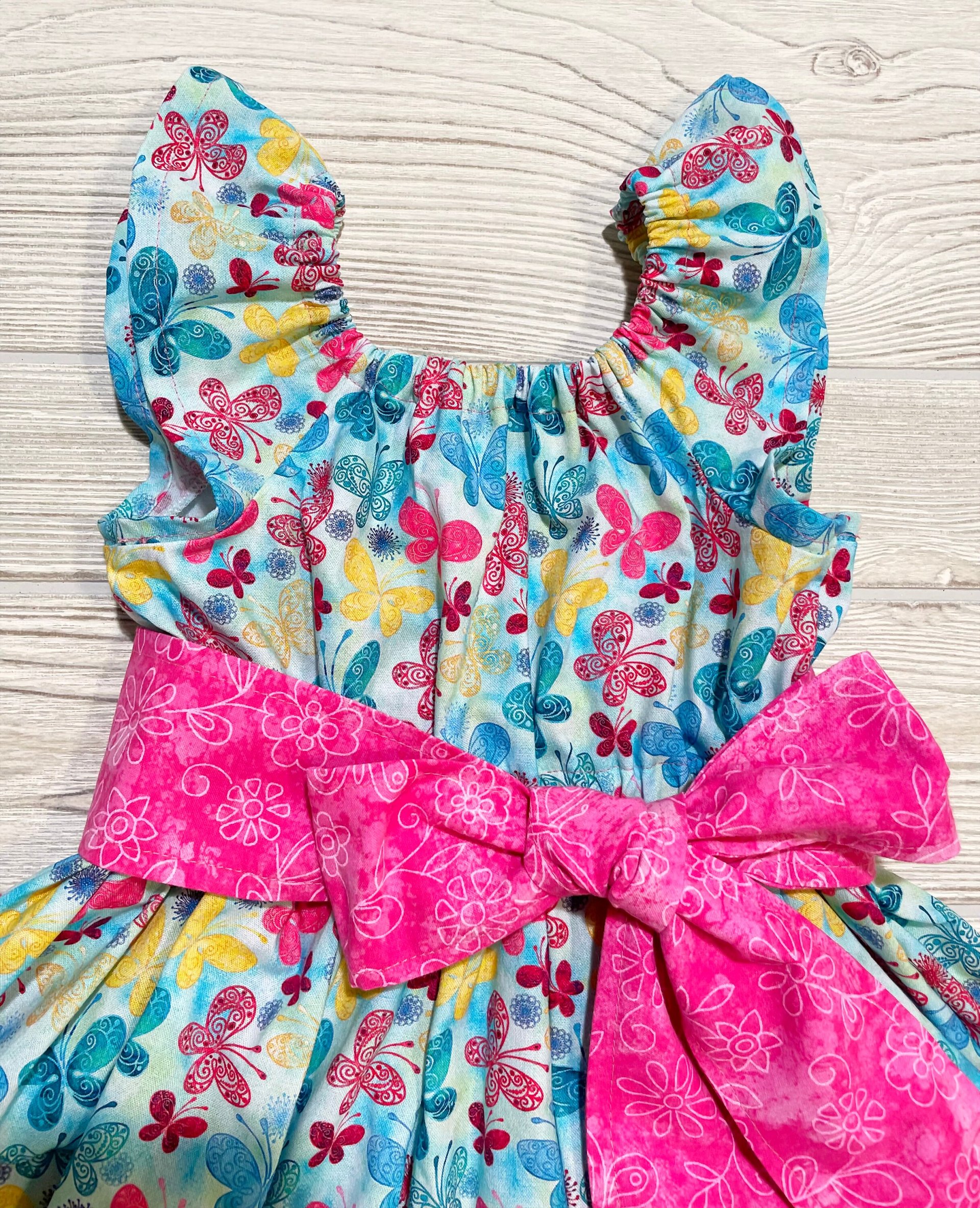 Butterfly Dress, Birthday Dress, Birthday Girl, Summer Dress