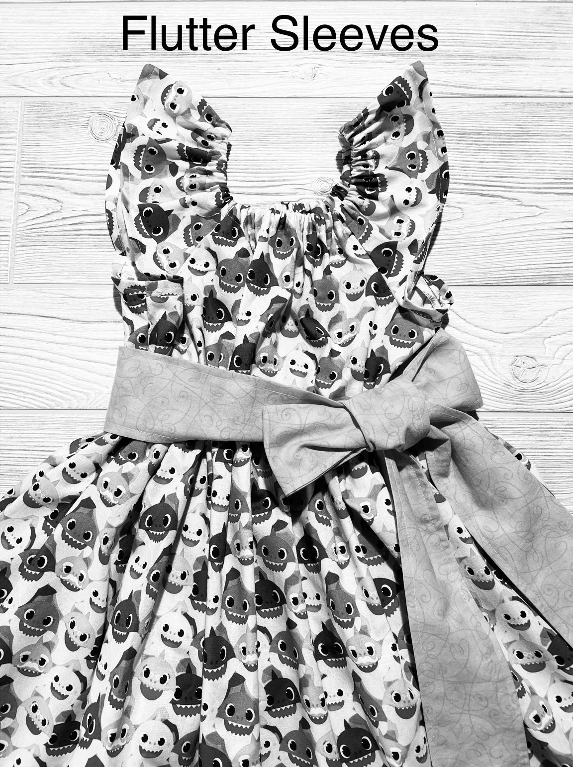 Peasant Style Dress made with Pokémon fabric, Birthday party dress