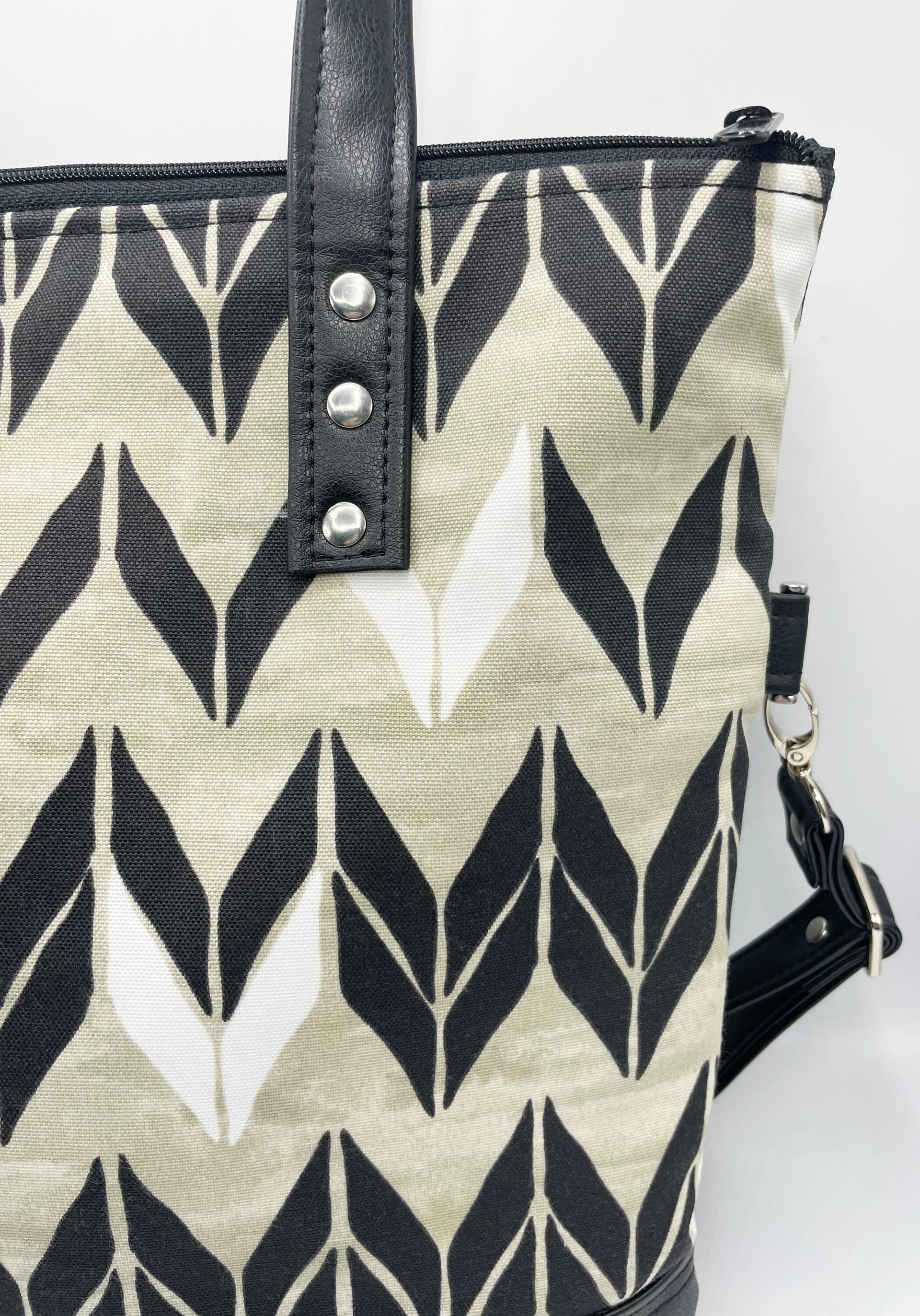 Large Tote Bag, Tote Bag with Pockets, Convertible Tote Bag, Large Purse