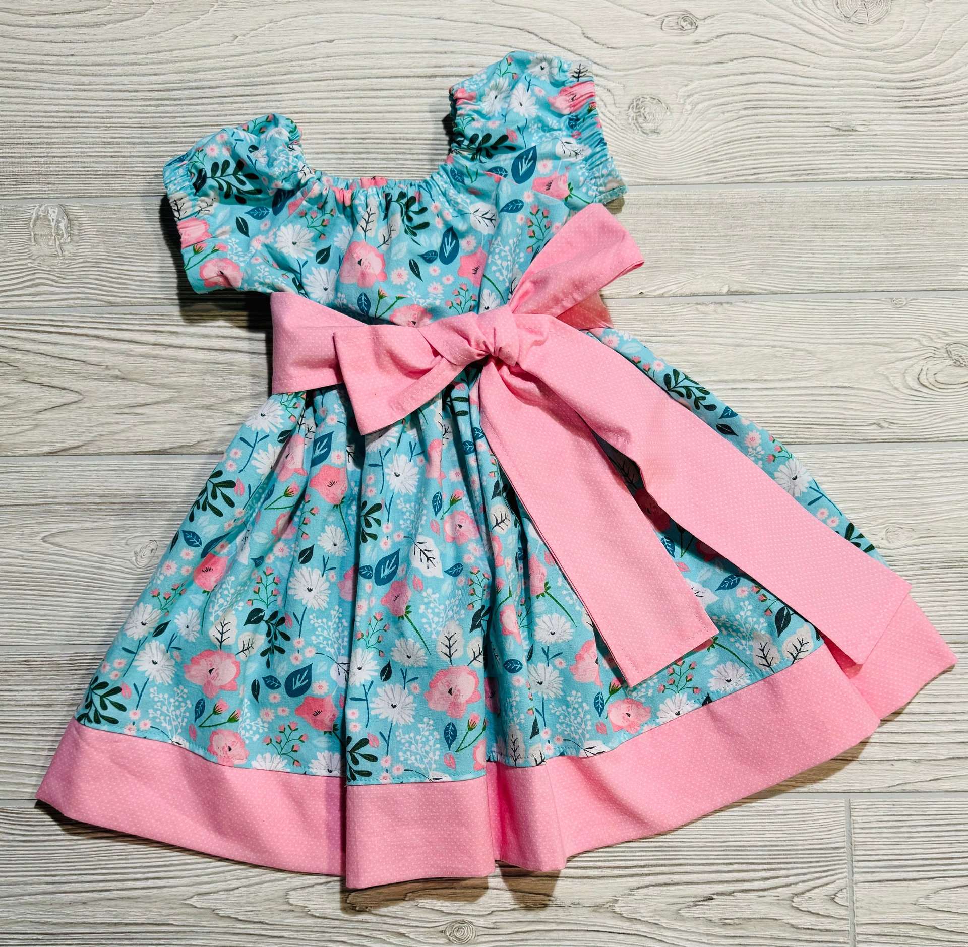 Size 2 Peasant Style Dress, Floral Dress, Spring Dress, Summer Dress, Sundress