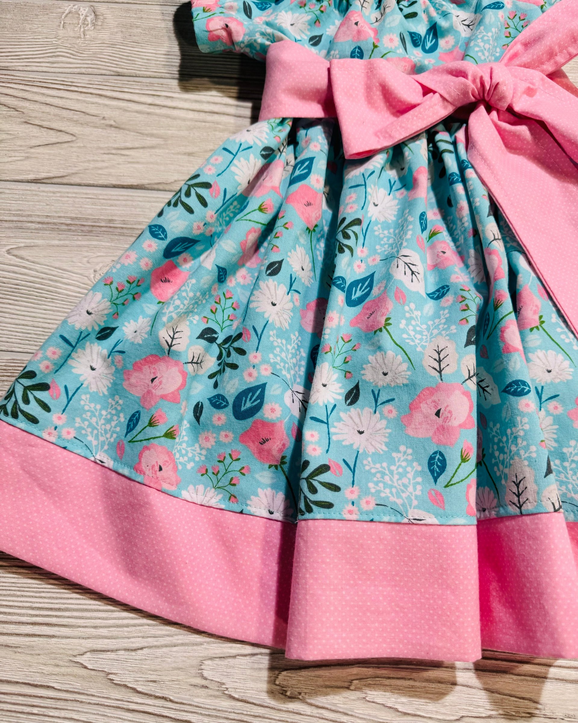Size 2 Peasant Style Dress, Floral Dress, Spring Dress, Summer Dress, Sundress